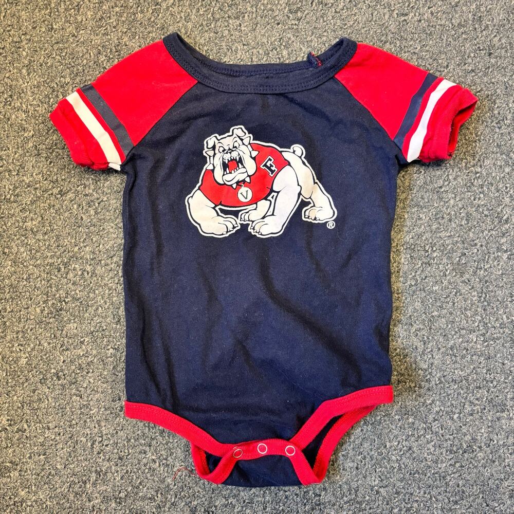 Fresno State Bulldogs Baby Bodysuit 3-6M Colosseum NCAA Vintage Style